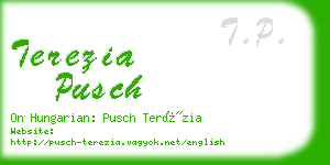 terezia pusch business card